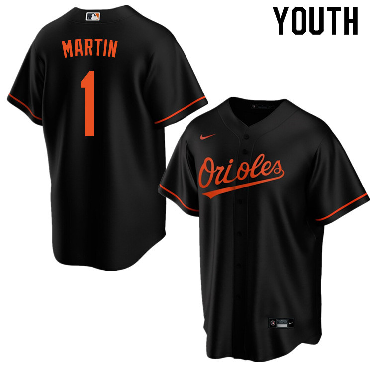 Nike Youth #1 Richie Martin Baltimore Orioles Baseball Jerseys Sale-Black